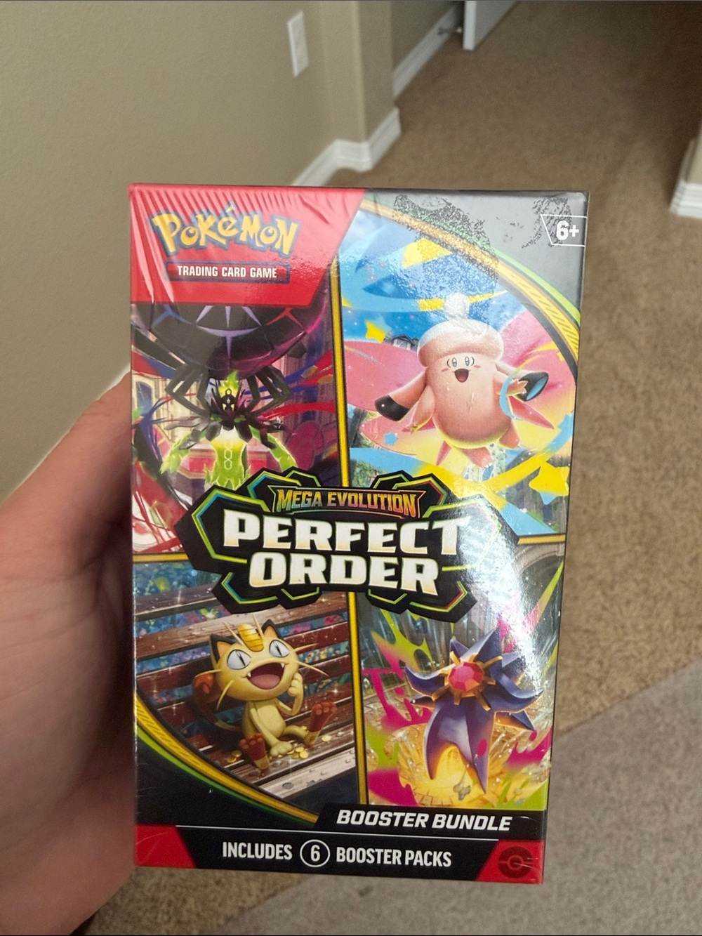 Pokémon TCG: Perfect Order Mega Evolution Booster Bundle - 6 packs